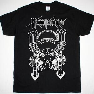 Hawkwind Space Rock Band Retro Graphic Tee Unisex T Shirt